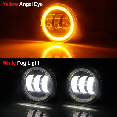 2 X Angel Eye Fog Light For Subaru Forester WRX STI Impreza XV BRZ