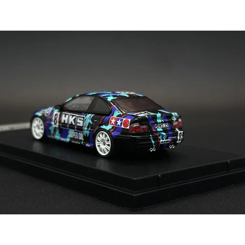 1:64 E46 M3 HKS Diecast Diorama Car Model Collection Street Warrior