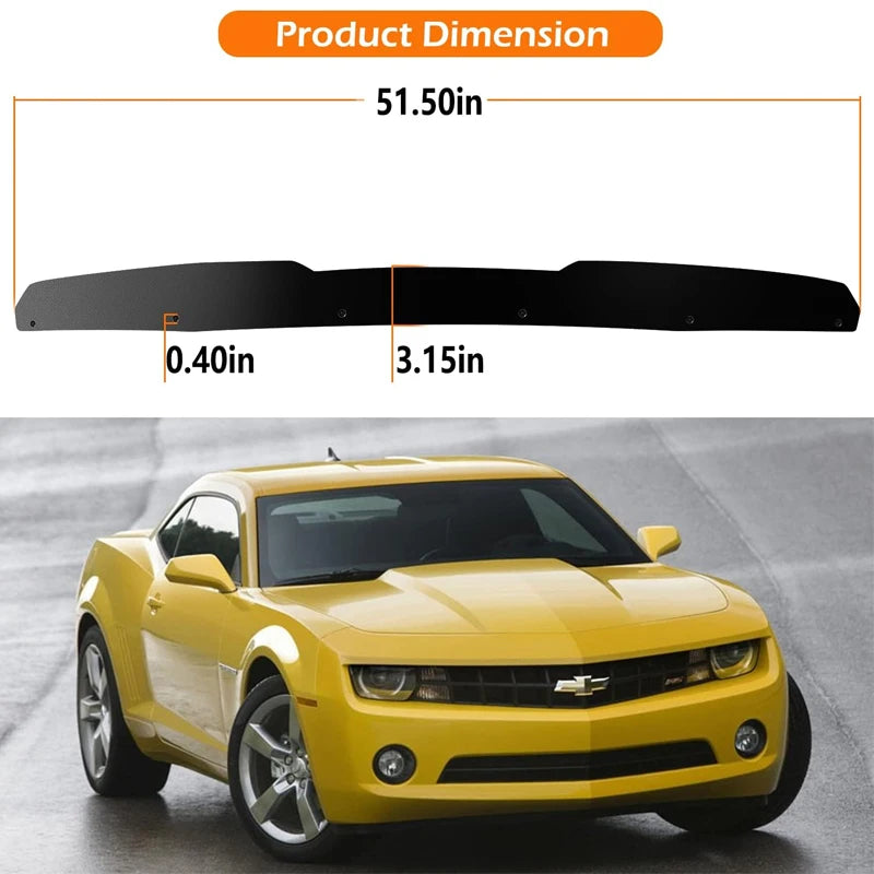 Rear Wickerbill Spoiler for 2010-2013 Chevy 5th Gen Camaro LS, LT, RS,