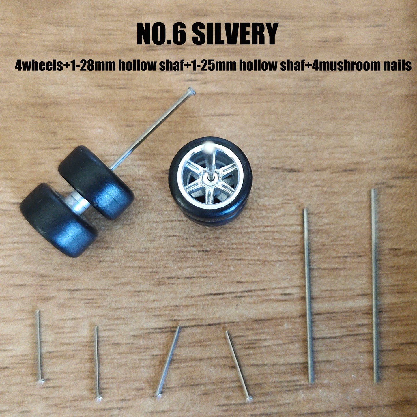 1: 64 Custom Alloy Car Hot Wheels Model Modification Accessory Tires