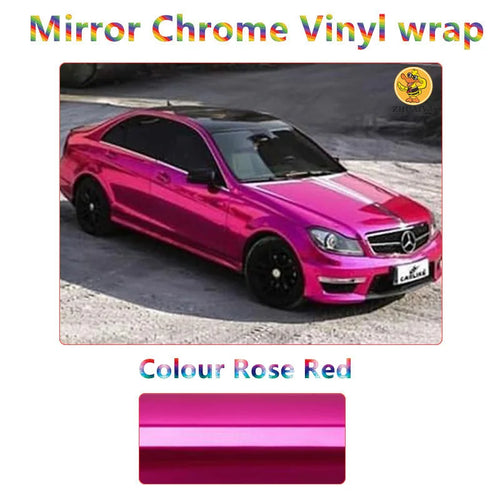 1.52X18M Stretchable Matte Silver Mirror Chrome Vinyl Wrap