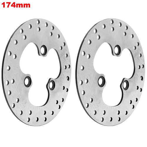 174/220mm Front and Rear Brake Disc Brake Rotor Kit For Honda ATV