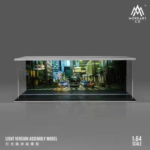 TimeMicro&MoreArt 1:64 Parking lot model scene 1:64 Simulation alloy