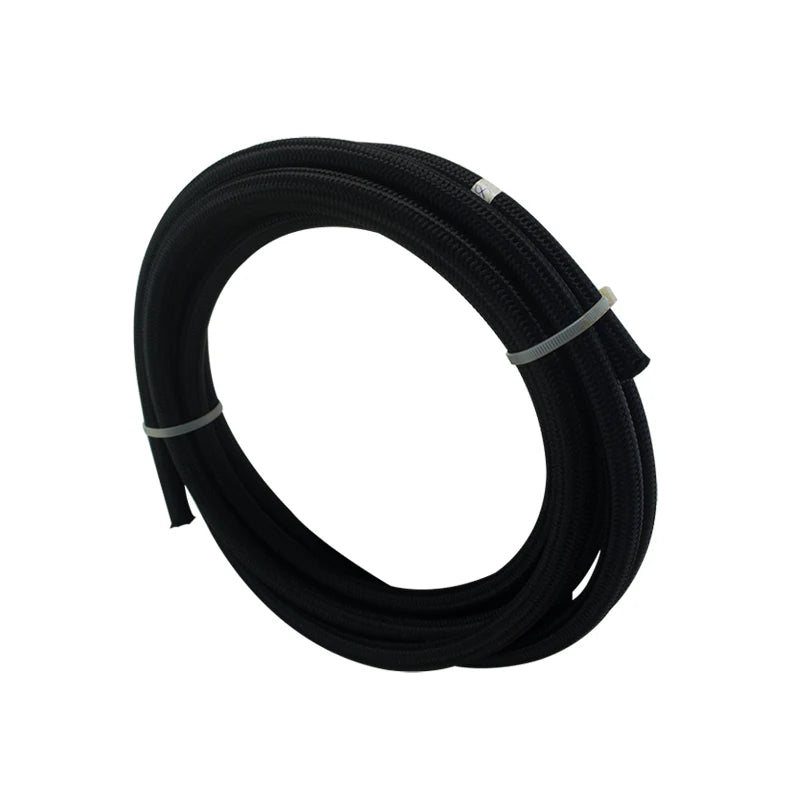 LIZHI RACING - 6 AN Pro's Lite Black  Braided Fuel Line Hose 350 PSI