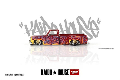 **Preorder**Kaido House x MINI GT 1:64 Silverado Dually on Fire V1