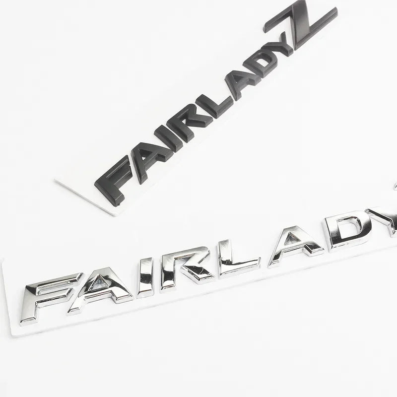 3D Letters Fairlady Z Logo Rear Boot Trunk Emblem Badge For Nissan