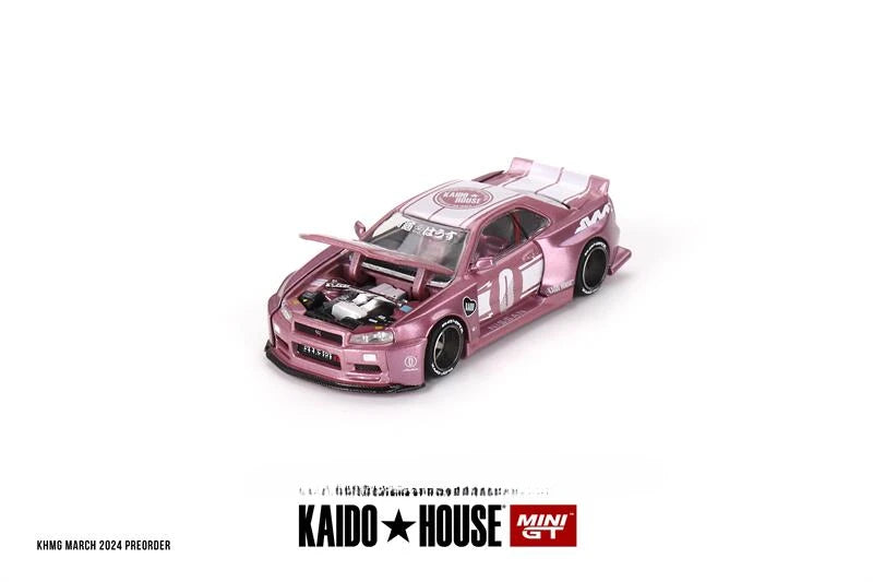 **Preorder**Kaido House x MINI GT 1:64 R34 KAIDO RACING FACTORY V1