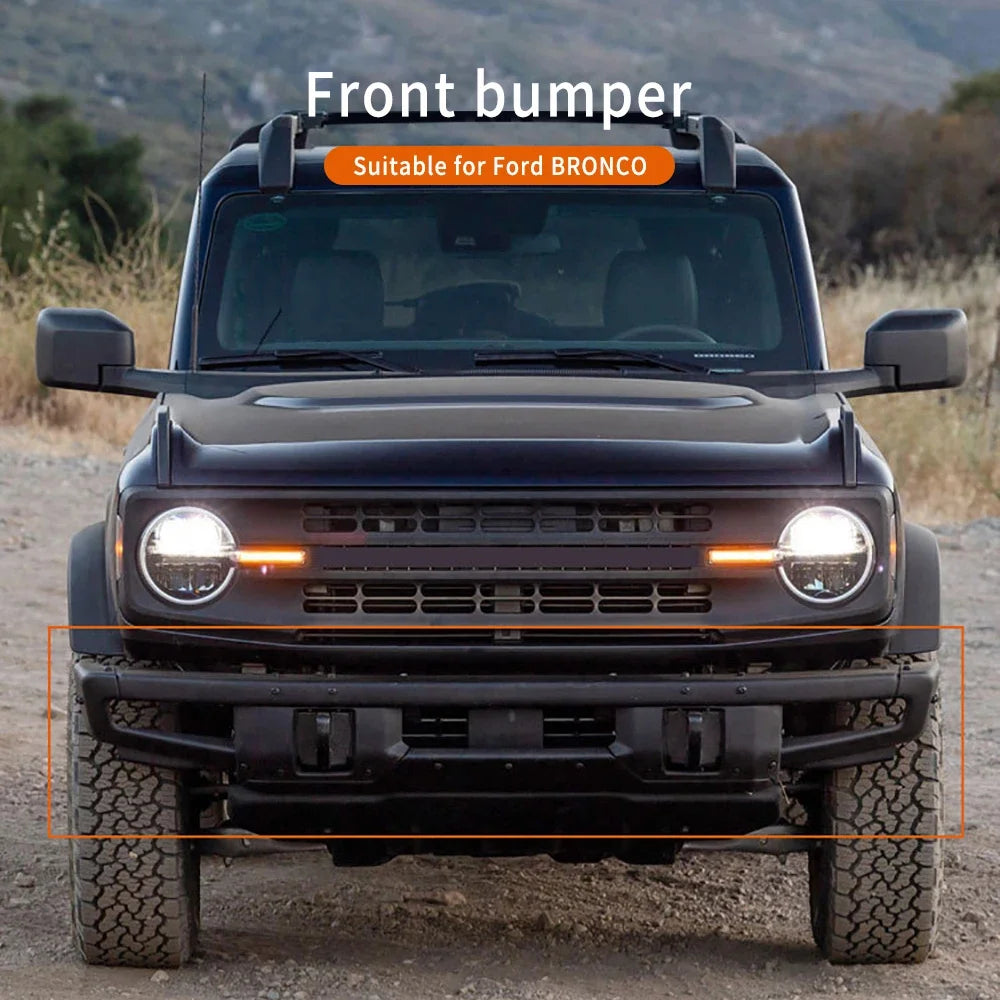 2021 ford bronco bumper and 2022 ford bronco steel front bumper