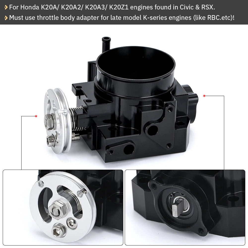 LIZHI  - Car 70MM Intake Throttle Body For Honda k-series