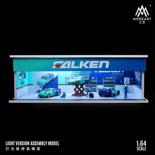 TimeMicro&MoreArt 1:64 FALKEN theme painting new repair workshop light