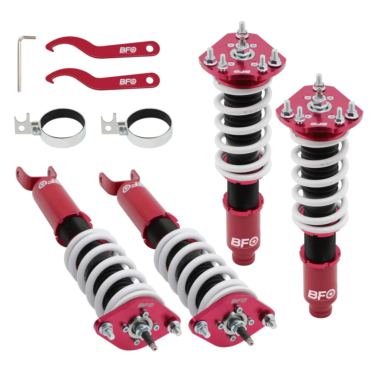 24-Way Adjustable Damper Coilover Coilovers For Honda Prelude BB6 BB8