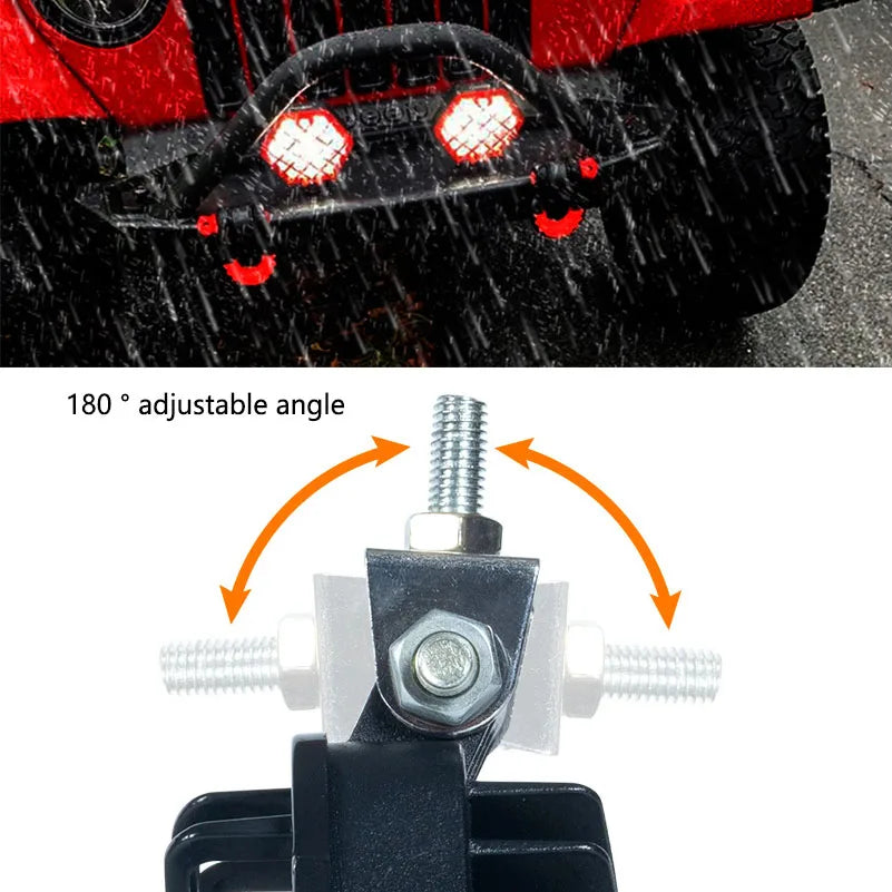 1/2 pcs 5 inch 48W LED Light Car 16Pcs LED Boat Truck Work Light