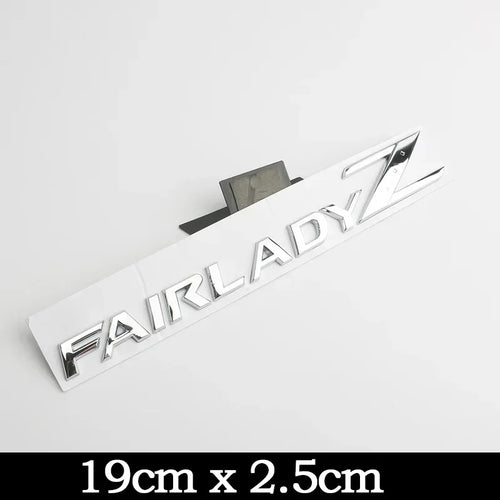 3D Letters Fairlady Z Logo Rear Boot Trunk Emblem Badge for Nissan