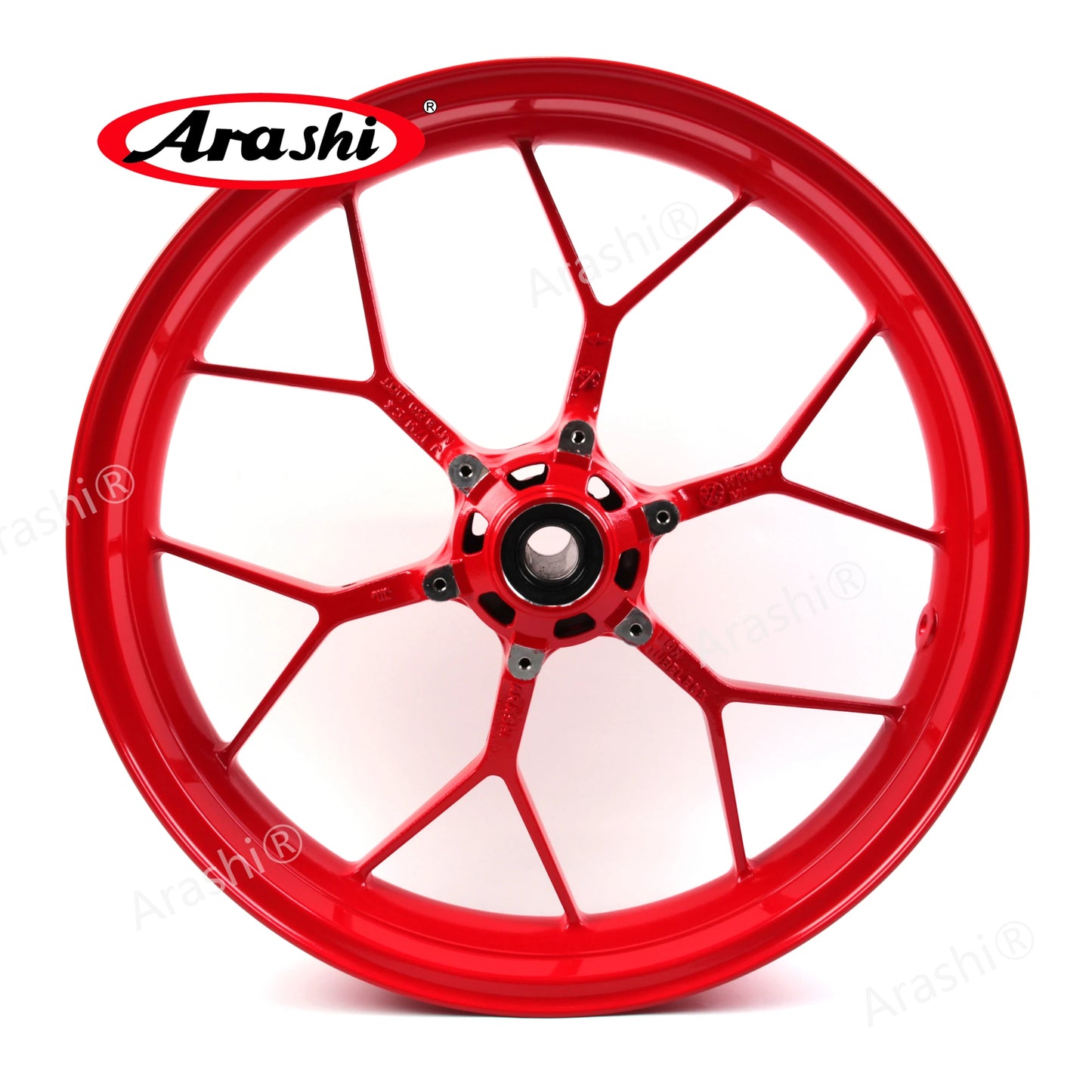 Arashi Red Front Wheel Rim Tire Hub For HONDA CBR1000RR 2008 - 2016