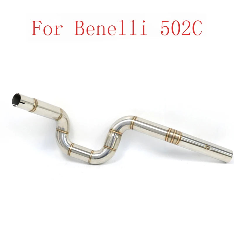 502 Motorcycle Exhaust Middle Link Pipe For Benelli 502C 502X TRK502