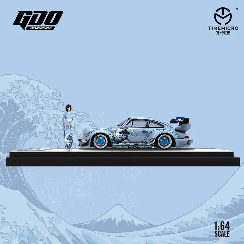 TimeMicro/Moreart Mini X GDO 1:64 RWB The Great Wave off Kanagawa