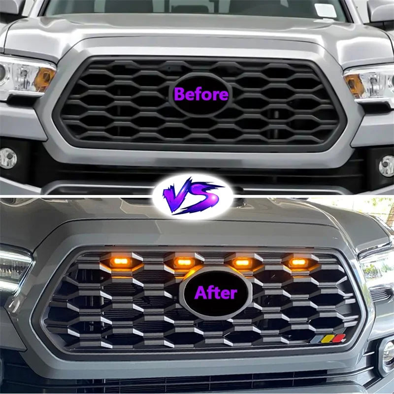 4 Pcs For Tacoma Grill Lights Raptor Off Road Sport 2020 2021 For