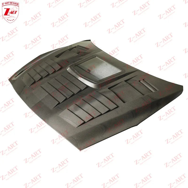 Z-ART GTR R35 Dry Carbon Fiber Engine Bonnet for GTR R35 Transparent