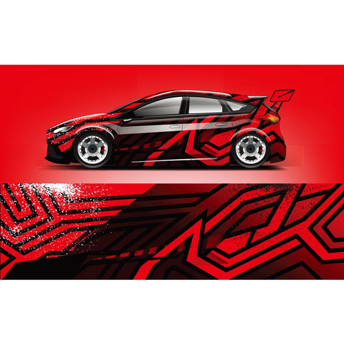 Sketch Car Full Wrap Sticker Auto Accessories Decal Decorative Cut