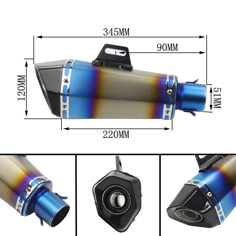 Slip On For CFMOTO 800MT 800 mt CF800-5A 2021 2022 Motorcycle Exhaust