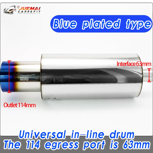 114mm Car Exhaust Pipe HKS Muffler Tail Pipe Universal High Quality