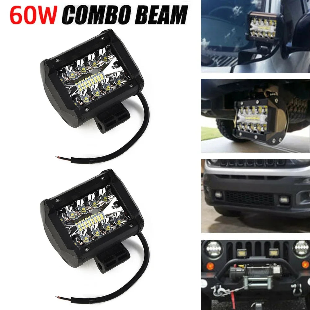 160W LED Work Light Bar 4WD Off-road SPOT Pods Fogging ATV SUV UTV