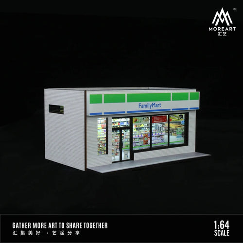 TimeMicro+MoreArt 1:64 Family Convenience store lighting version