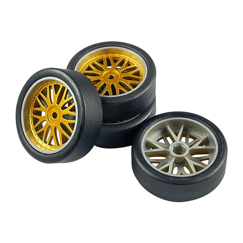 4Pcs 32mm RC Drift Tire Wheel Tyre for LDRC AE86 1/18 RC Car Upgrade