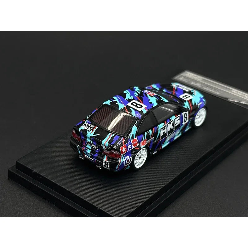 1:64 E46 M3 HKS Diecast Diorama Car Model Collection Street Warrior