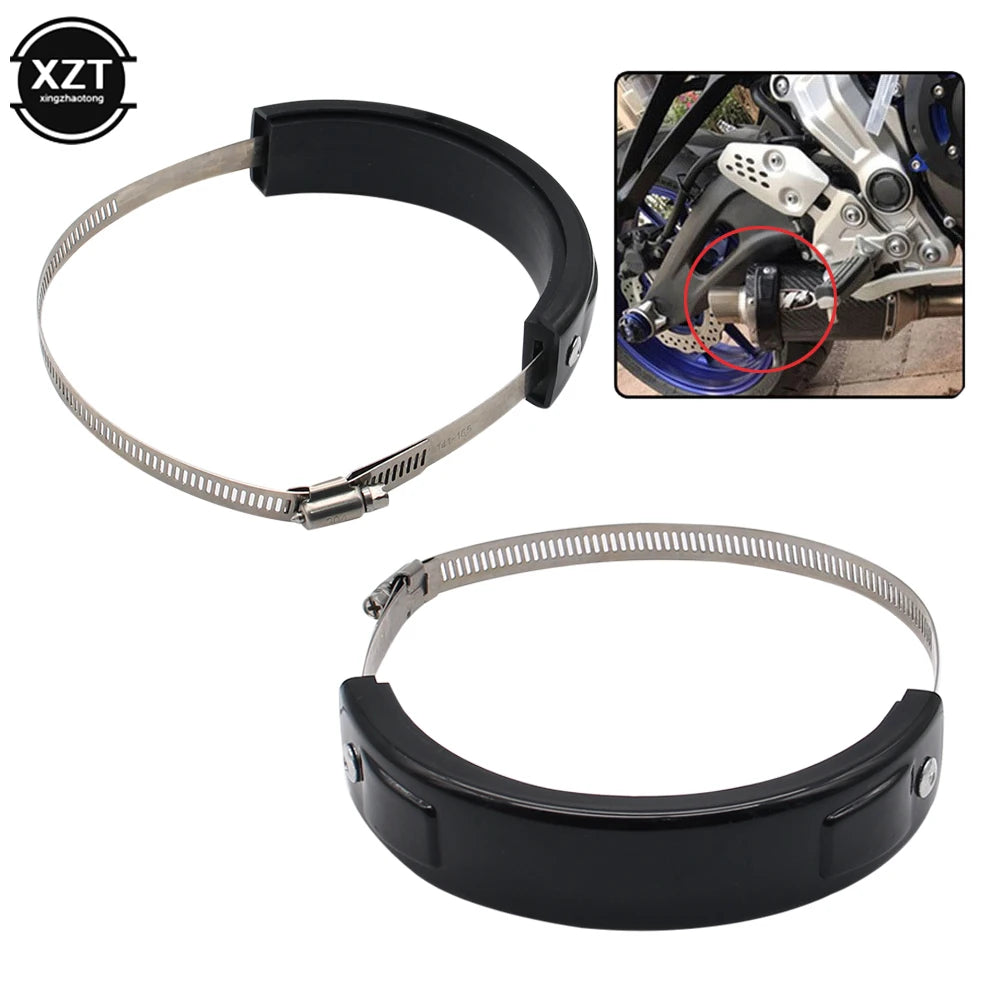 XZT Universal Motorcycle Accessories 100-160mm Round Exhaust Protector