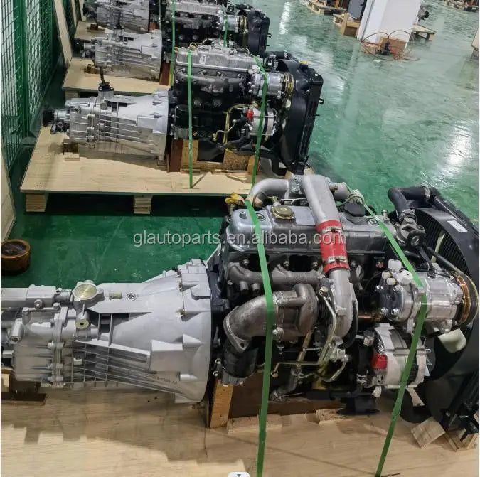 4JB1T Diesel Engine assembly with gearbox for camion JMC N900 pickup