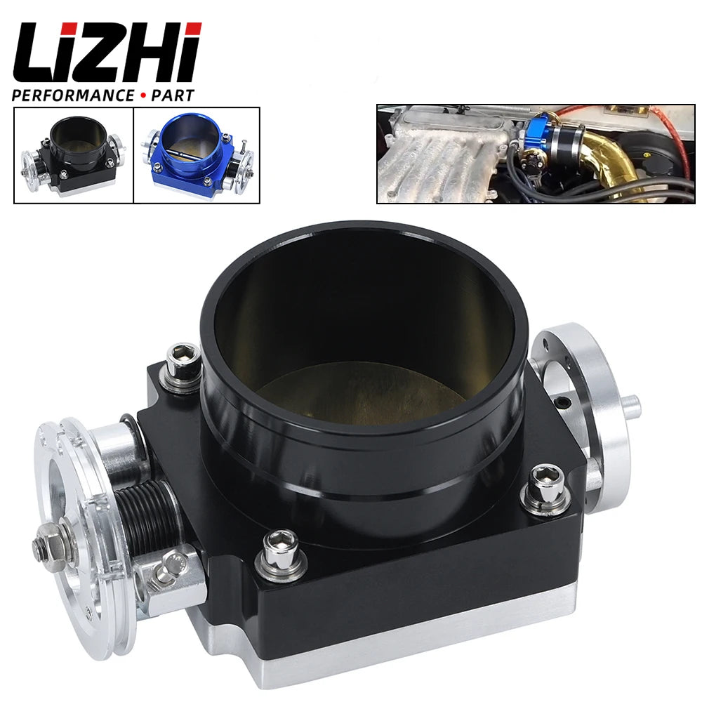 LIZHI - 90MM Billet Aluminum Throttle Body Performance Intake Manifold