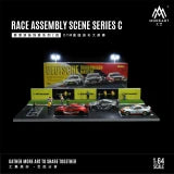 Timemicro+MoreArt 1:64 DTM German Touring Car Masters assembly scene-