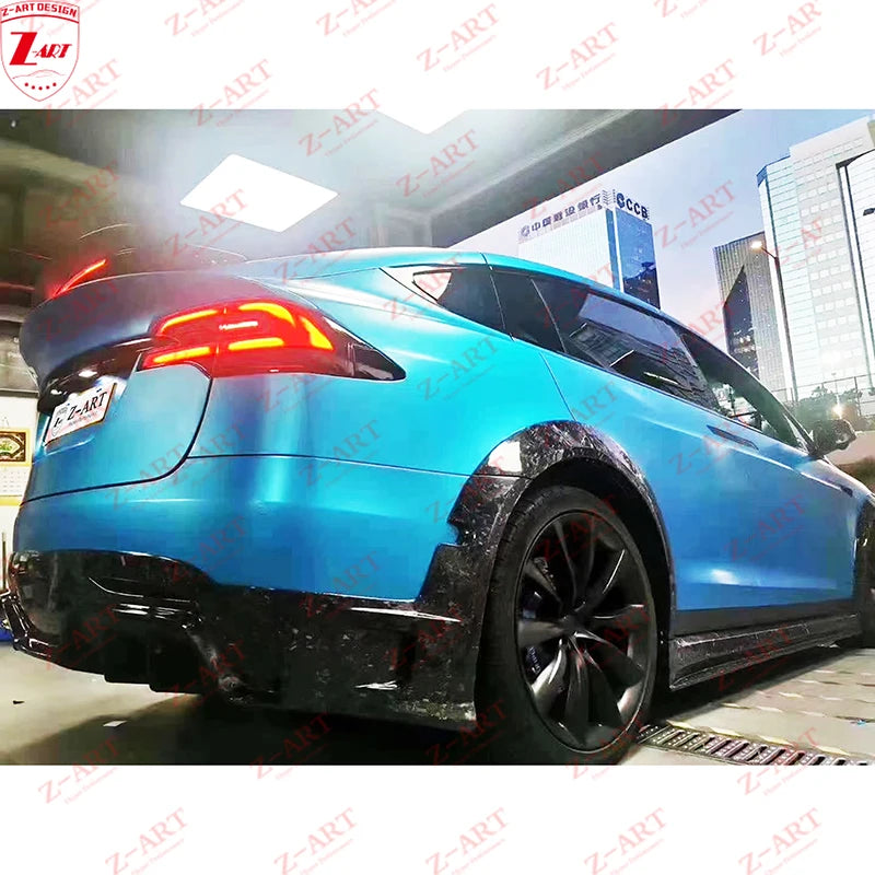 Z-ART for Model X carbon fiber body kit for Tesla model X carbon fiber