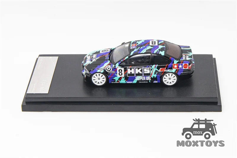 SW 1:64 EG6 Electroplated / E46 HKS Diecast Model Car