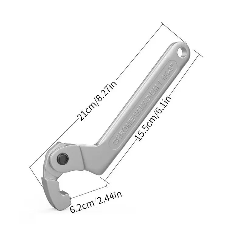 Spanner Wrench Tool Adjustable Shock Wrench Universal Carbon Steel