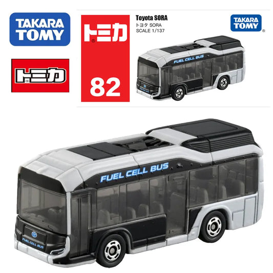 TAKARA TOMY Tomica NO.82 Toyota SORA Bus Scale 1/137 Mini Die-cast