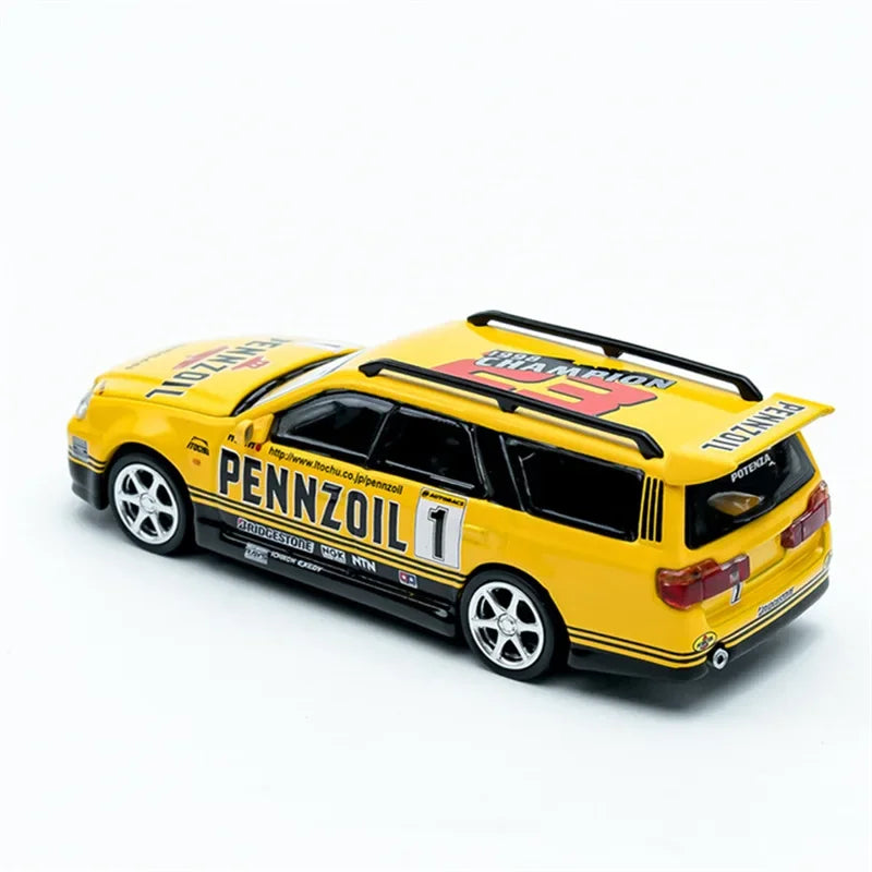 1/64 GTR GT-R R34 Avant Station Wagon Track Alloy Racing Car Model