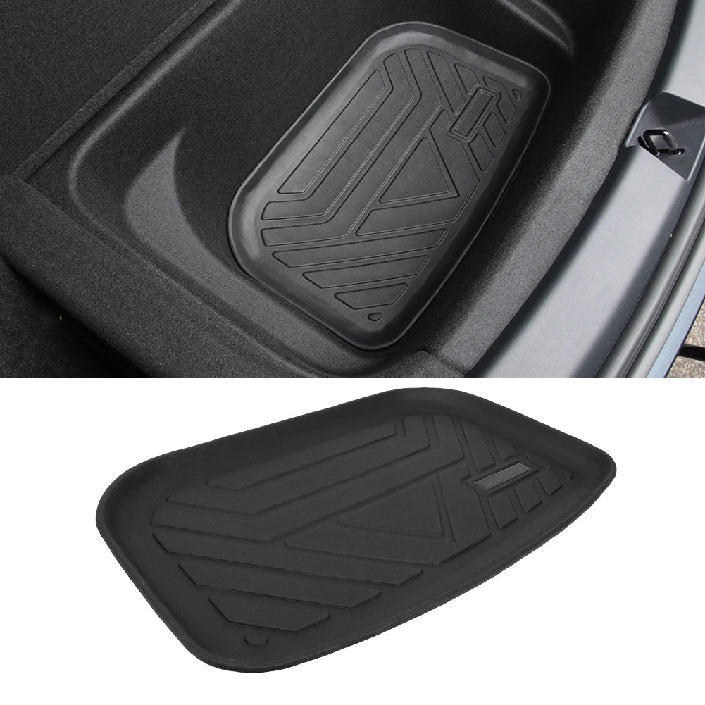 TPE Pad Front Rear Mat For Tesla Model Y 2019-2023 Model 3 2021-2023