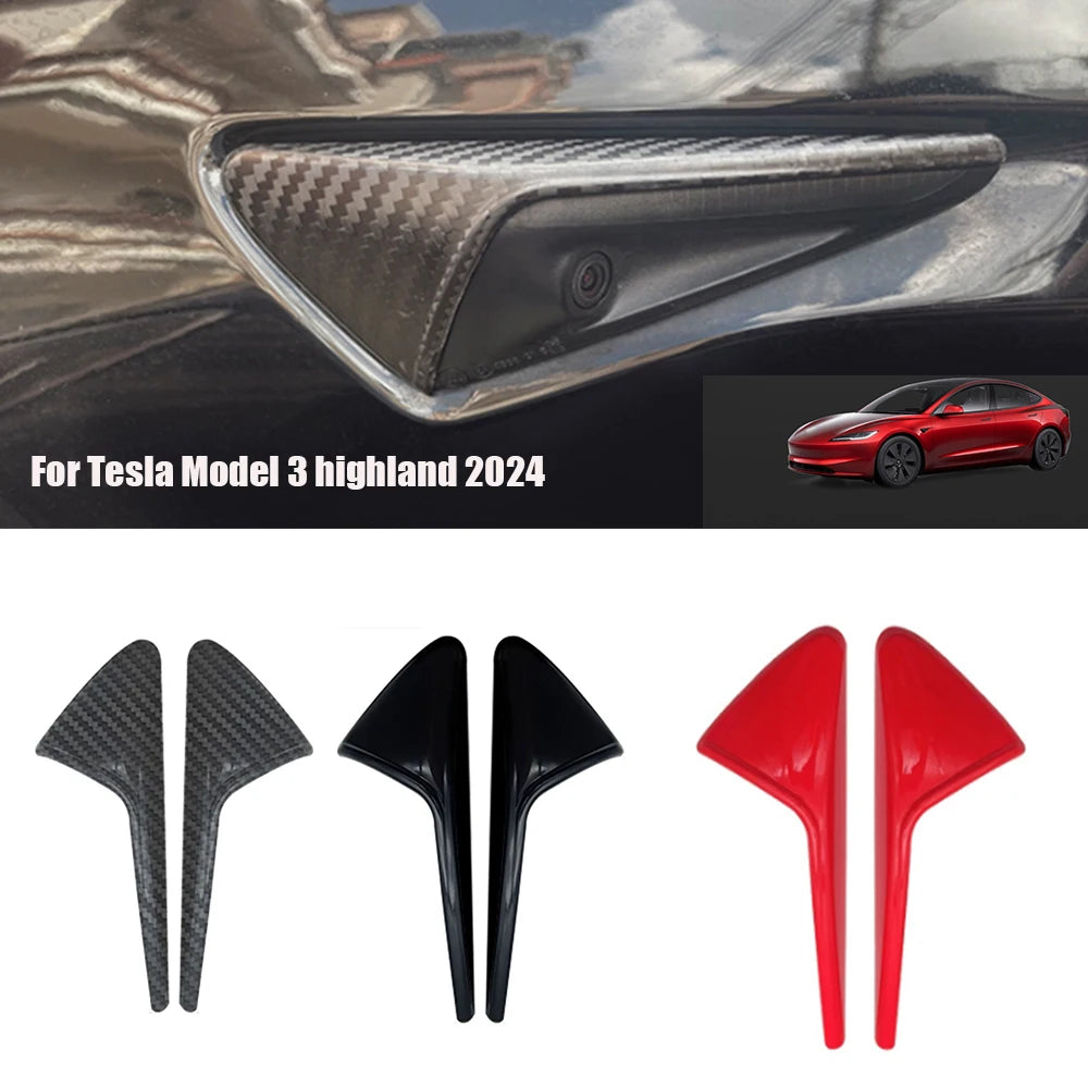 【2024】For Tesla New Model 3 Highland 2024 Side Camera Cover Lens