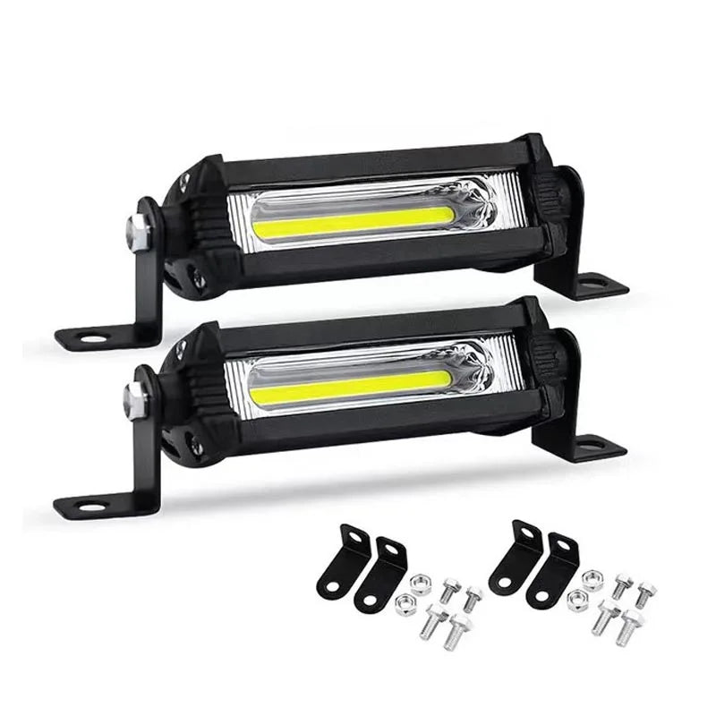 4''7''12V 24V Spotlight COB Work Light Bulb Spot Beam Bar aluminum