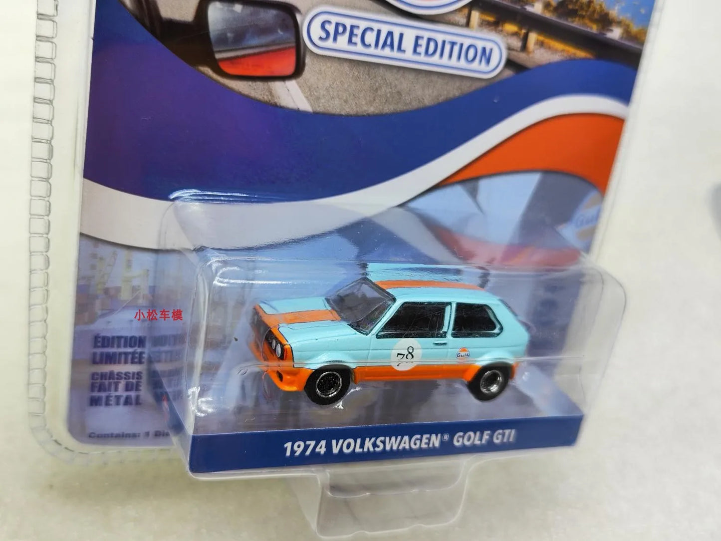 1:64  1974 Volkswagen Golf GTI Wide Body # 78  Diecast Metal Alloy