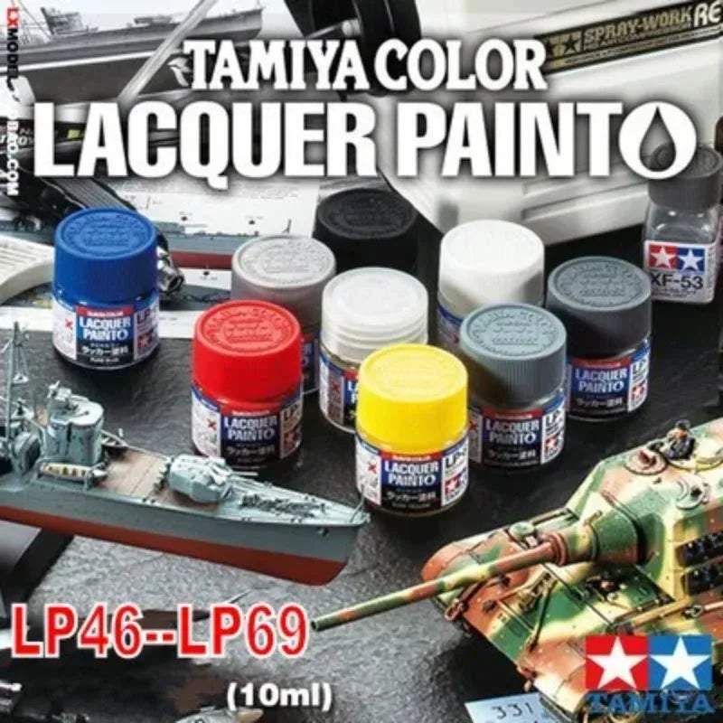 Tamiya Model Brush Spray Painting Lacquer Paint 10ml LP46~LP69 for