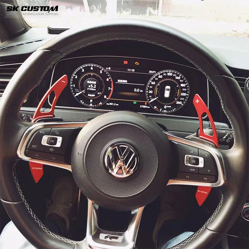 SK CUSTOM Steering Wheel Shift Paddle Extension For Volkswagen Golf 7