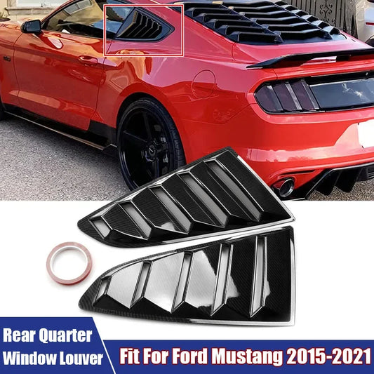 Rear Quarter Window Louvers Side Air Vent Cover Windshield Fit For