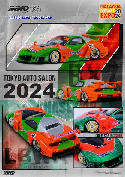 **Soon arrive**INNO 1:64 LBWK RX-7 FD3S LBSUPER SILHOUETTE  Malaysia