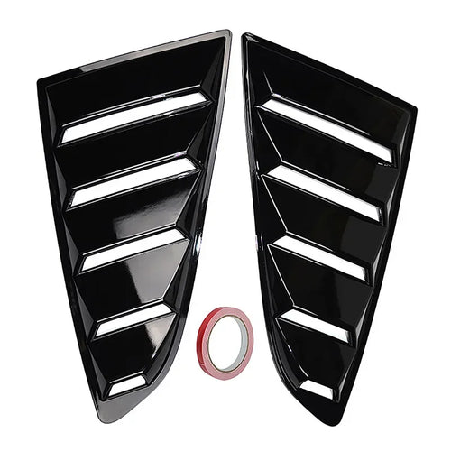 Rear Quarter Window Louvers Side Air Vent Cover Windshield Fit For