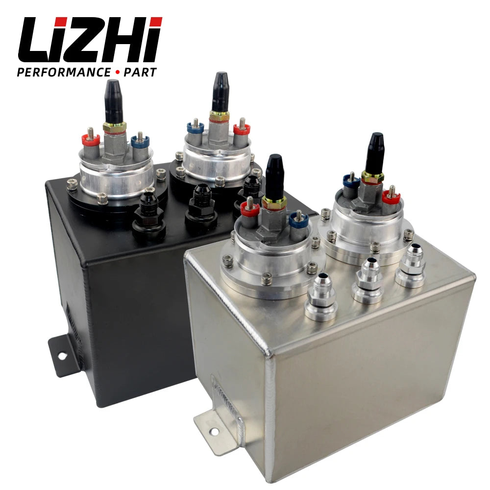 LIZHI- 3L Dual Billet Aluminum Fuel Surge Tank / Surge Tank With 2