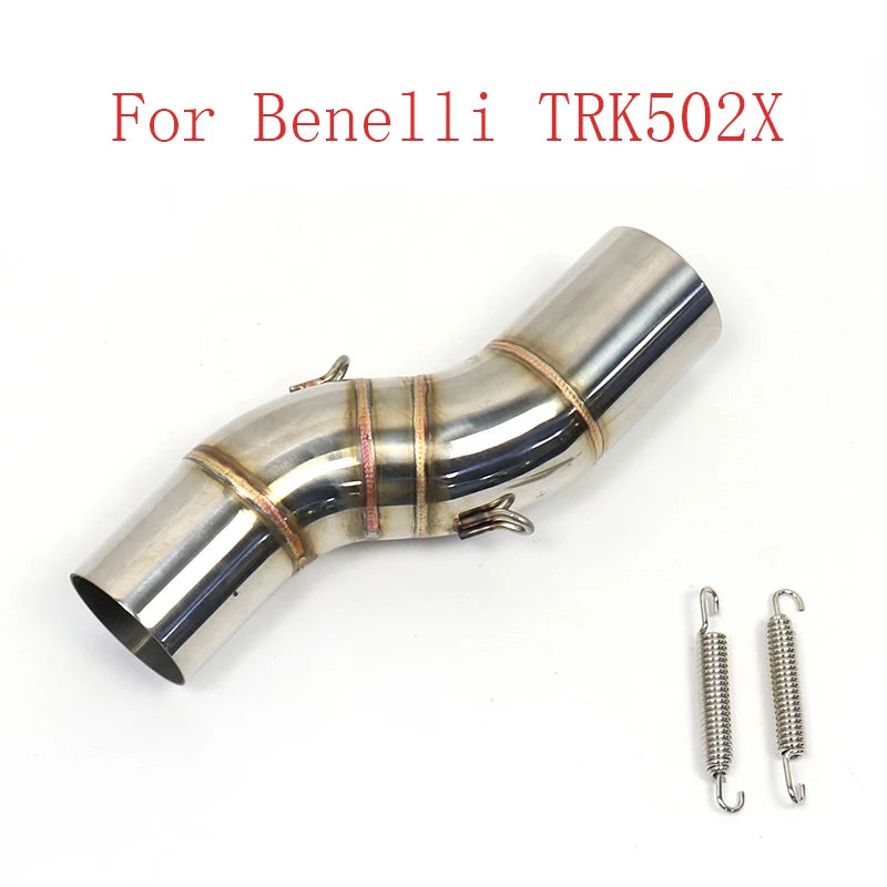 502 Motorcycle Exhaust Middle Link Pipe For Benelli 502C 502X TRK502