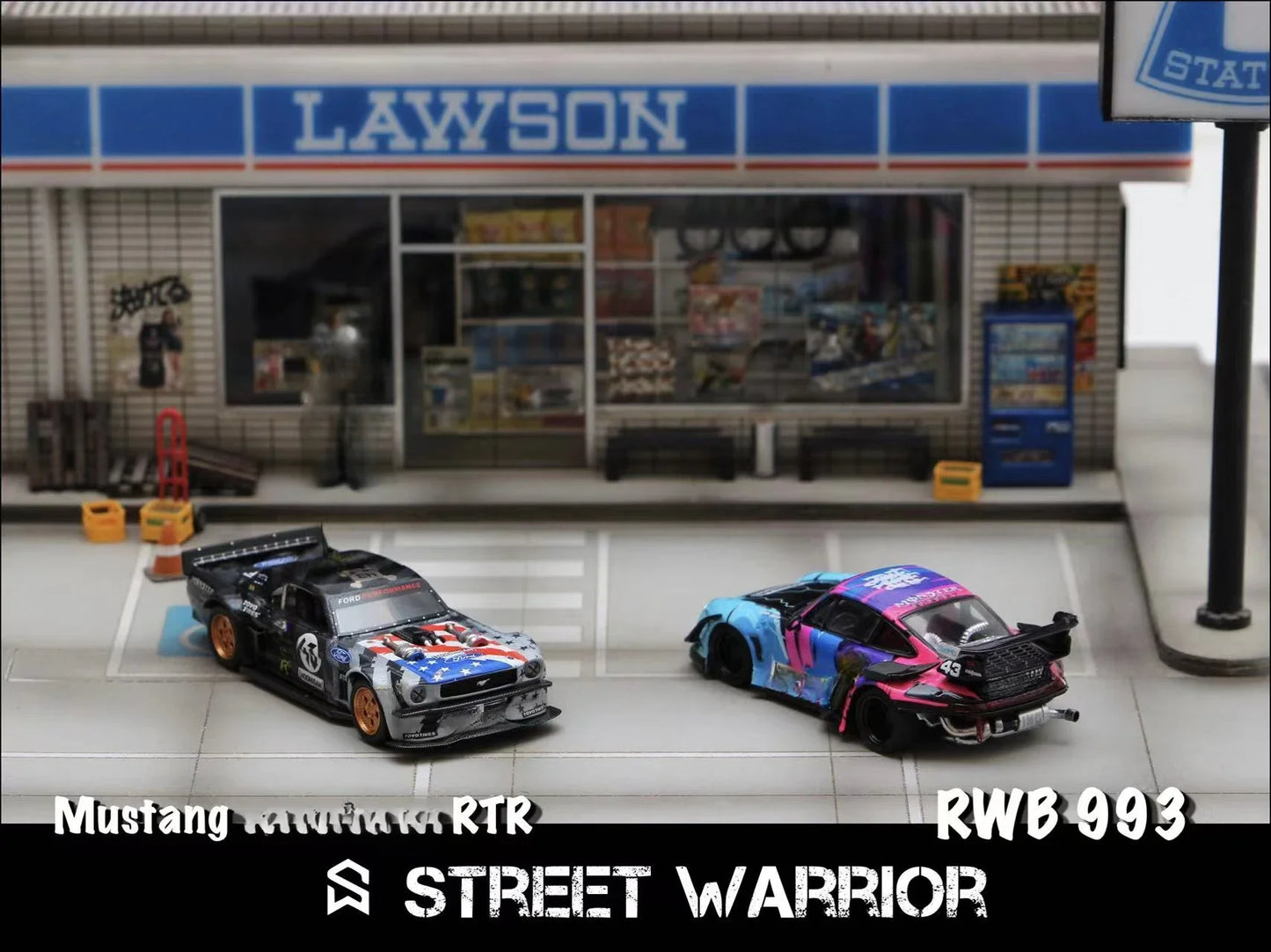 Street Weapon SW 1:64 Mustang Block43 /RWB 993 RTR 1965 Limited